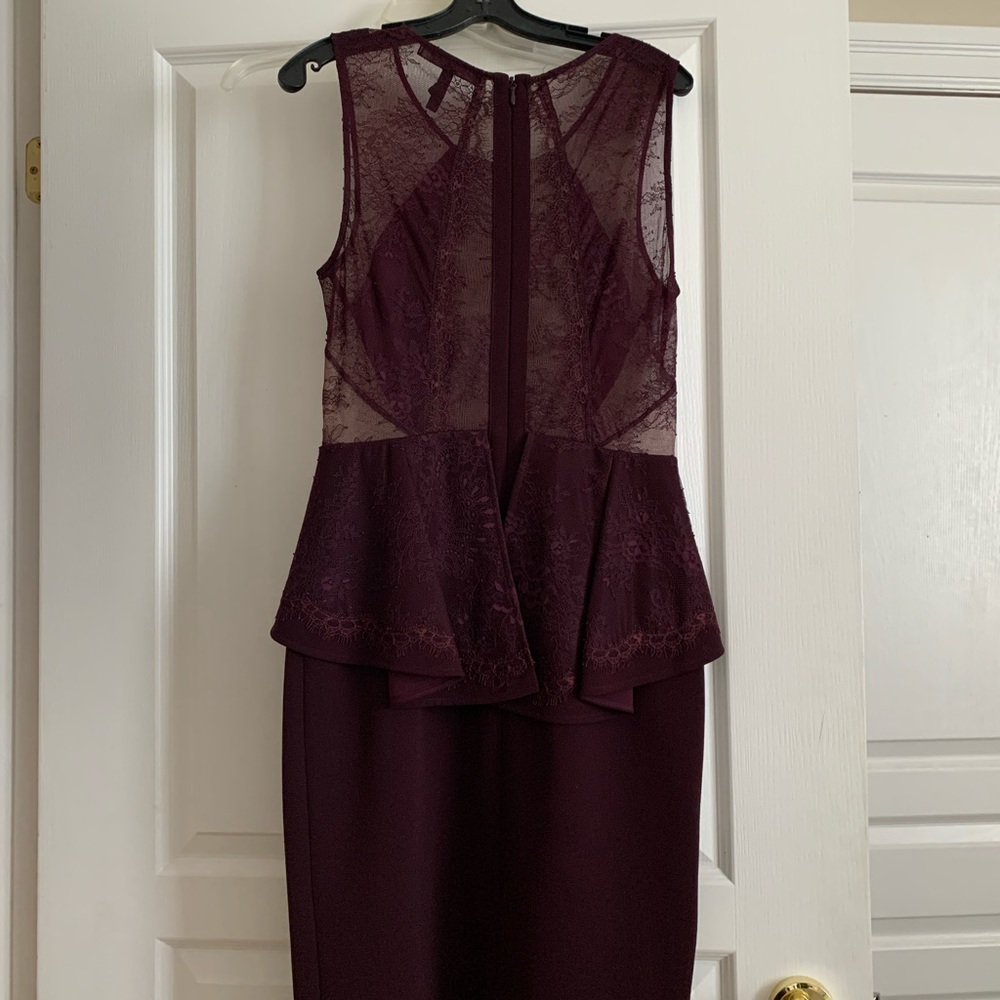 BCBG peplum dress sz 8